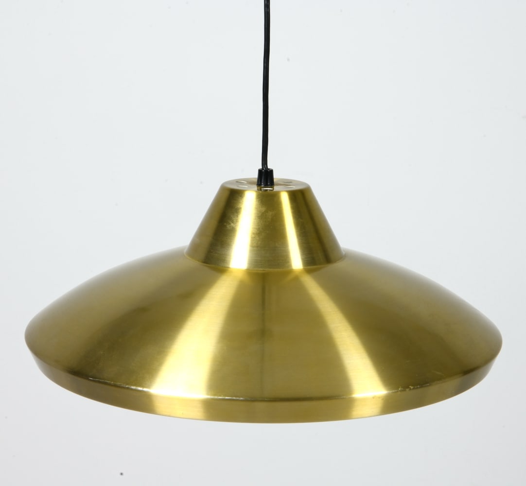 DANISH BRASS PENDANT LIGHT C. 1970S (1 of 1)