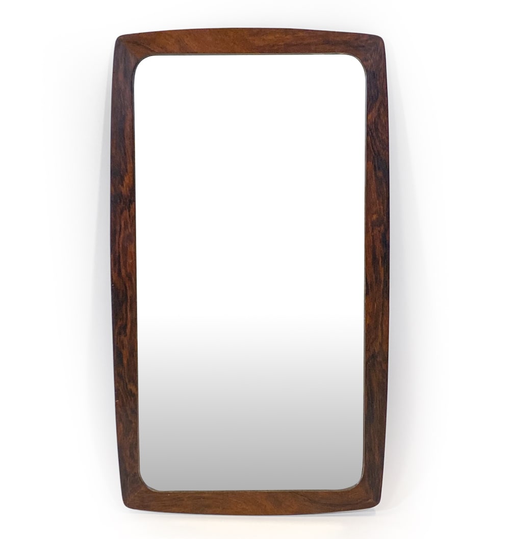 DANISH ROSEWOOOD WALL MIRROR C. 1960S (1 of 1)