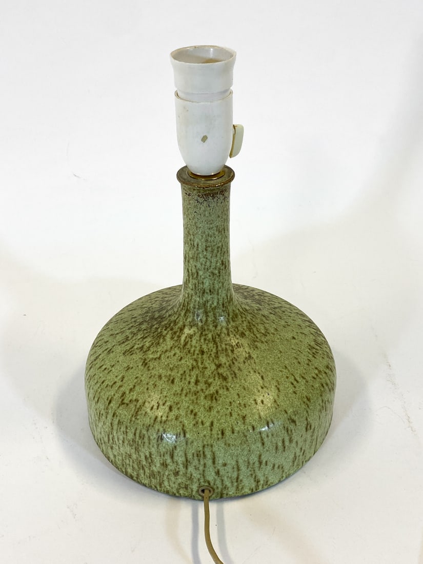 DANISH CERAMIC TABLE LAMP C. 1970S - 7