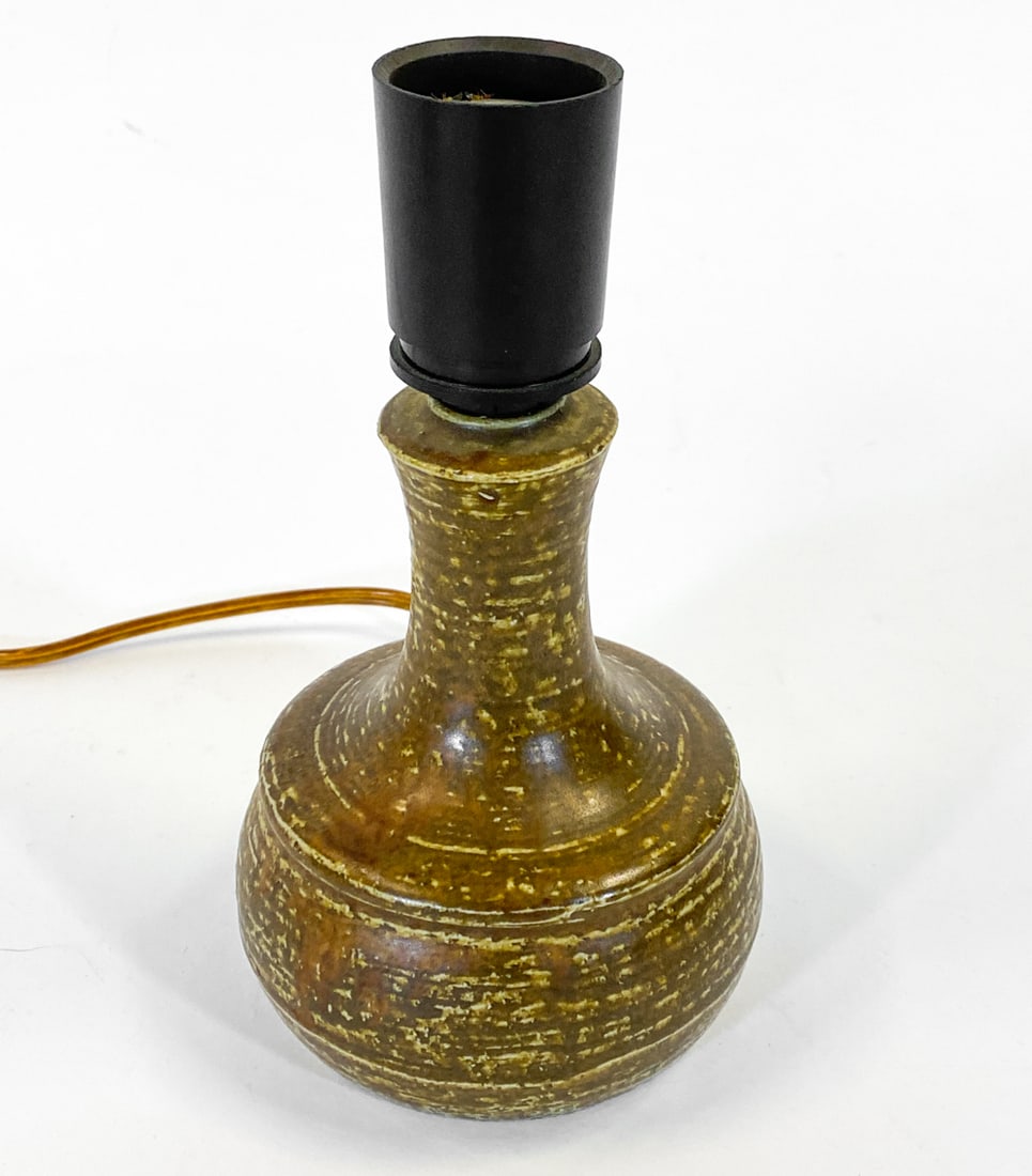 DANISH CERAMIC TABLE LAMP C. 1970S - 2
