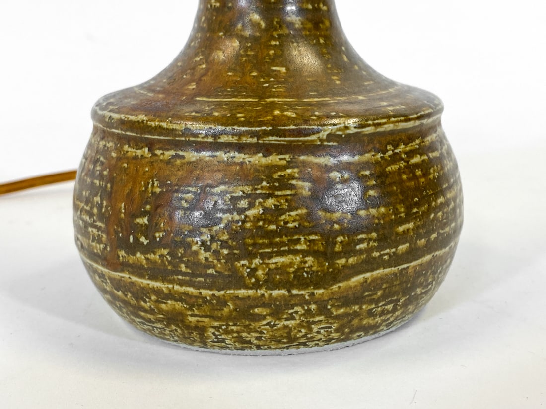 DANISH CERAMIC TABLE LAMP C. 1970S - 3