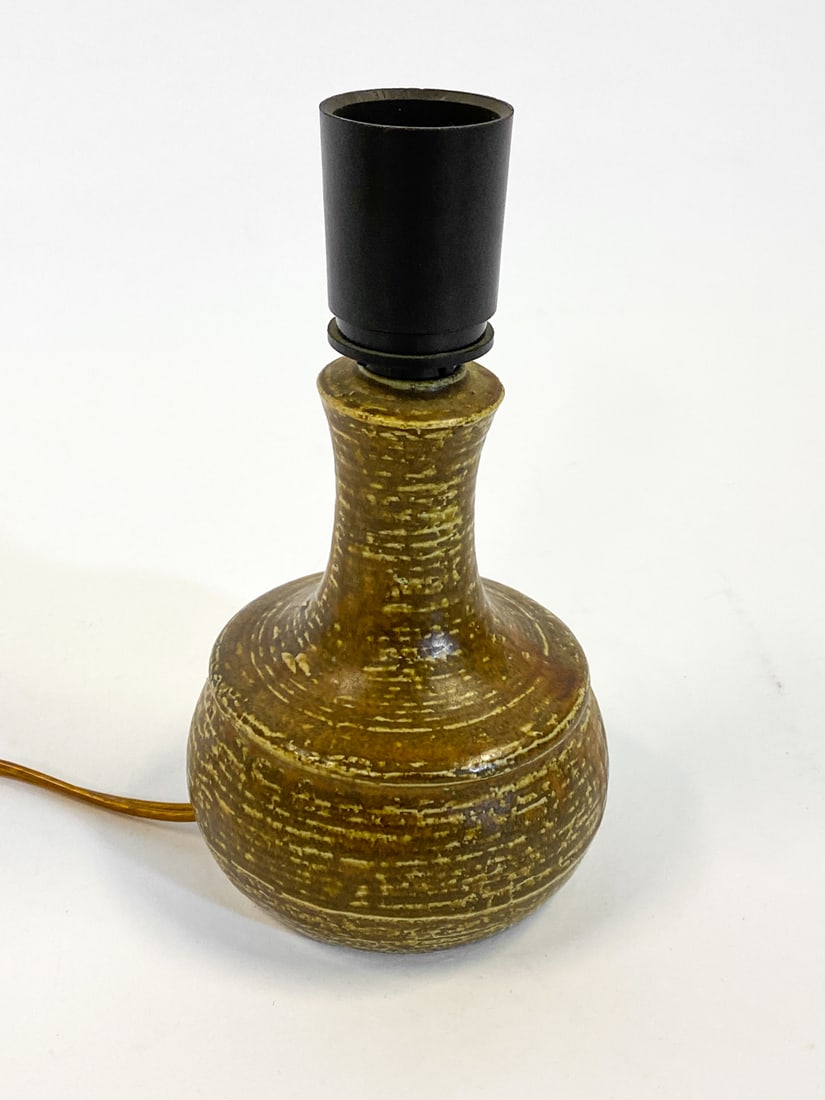 DANISH CERAMIC TABLE LAMP C. 1970S - 5