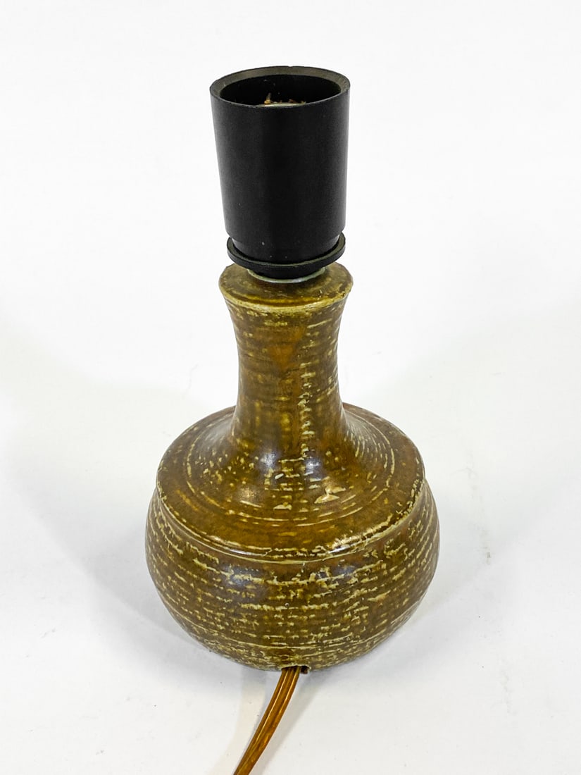 DANISH CERAMIC TABLE LAMP C. 1970S - 6