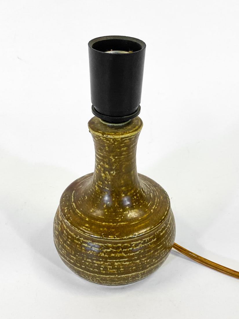 DANISH CERAMIC TABLE LAMP C. 1970S - 7
