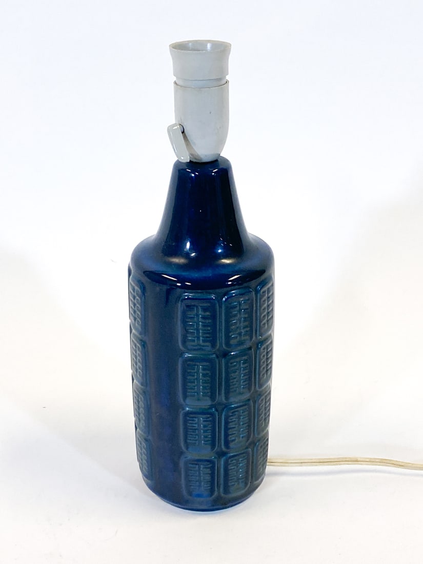 DANISH CERAMIC TABLE LAMP C. 1970S - 4