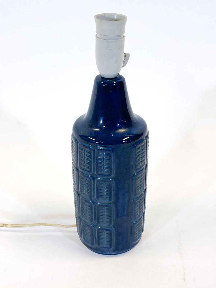 DANISH CERAMIC TABLE LAMP C. 1970S - 7