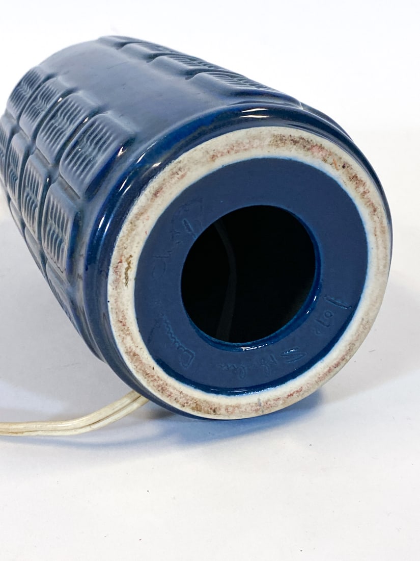DANISH CERAMIC TABLE LAMP C. 1970S - 8