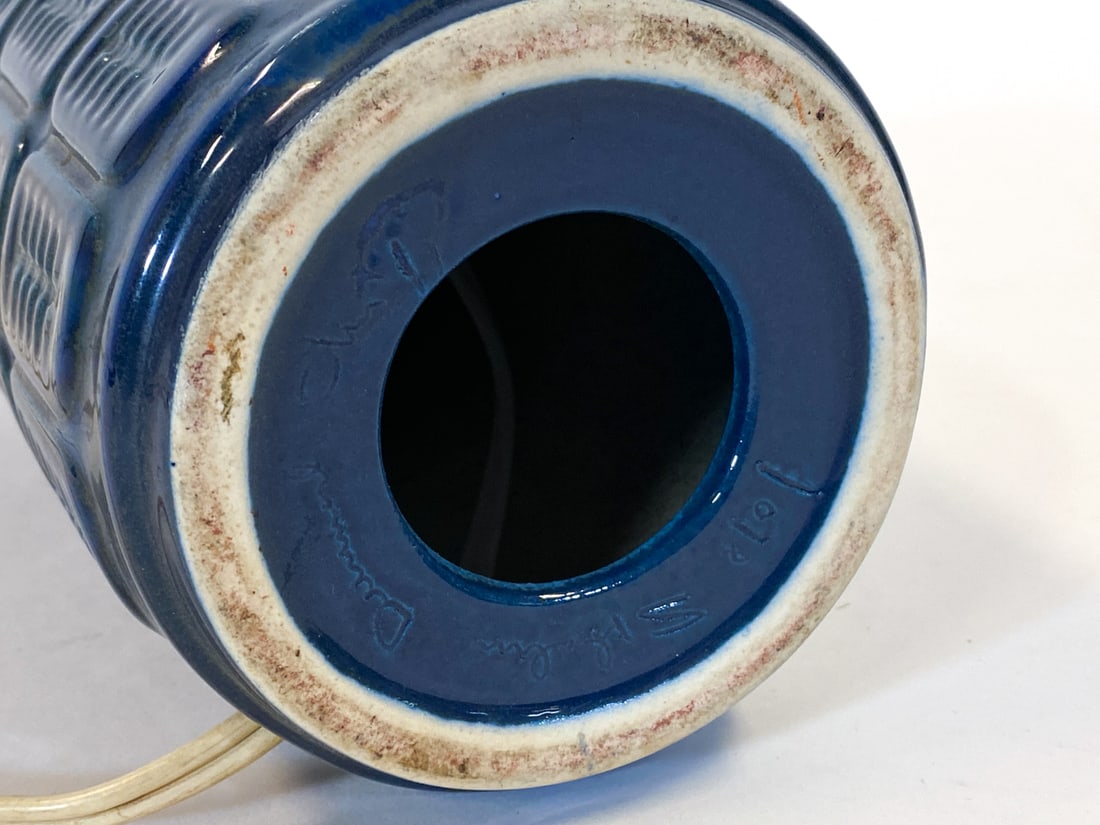 DANISH CERAMIC TABLE LAMP C. 1970S - 9