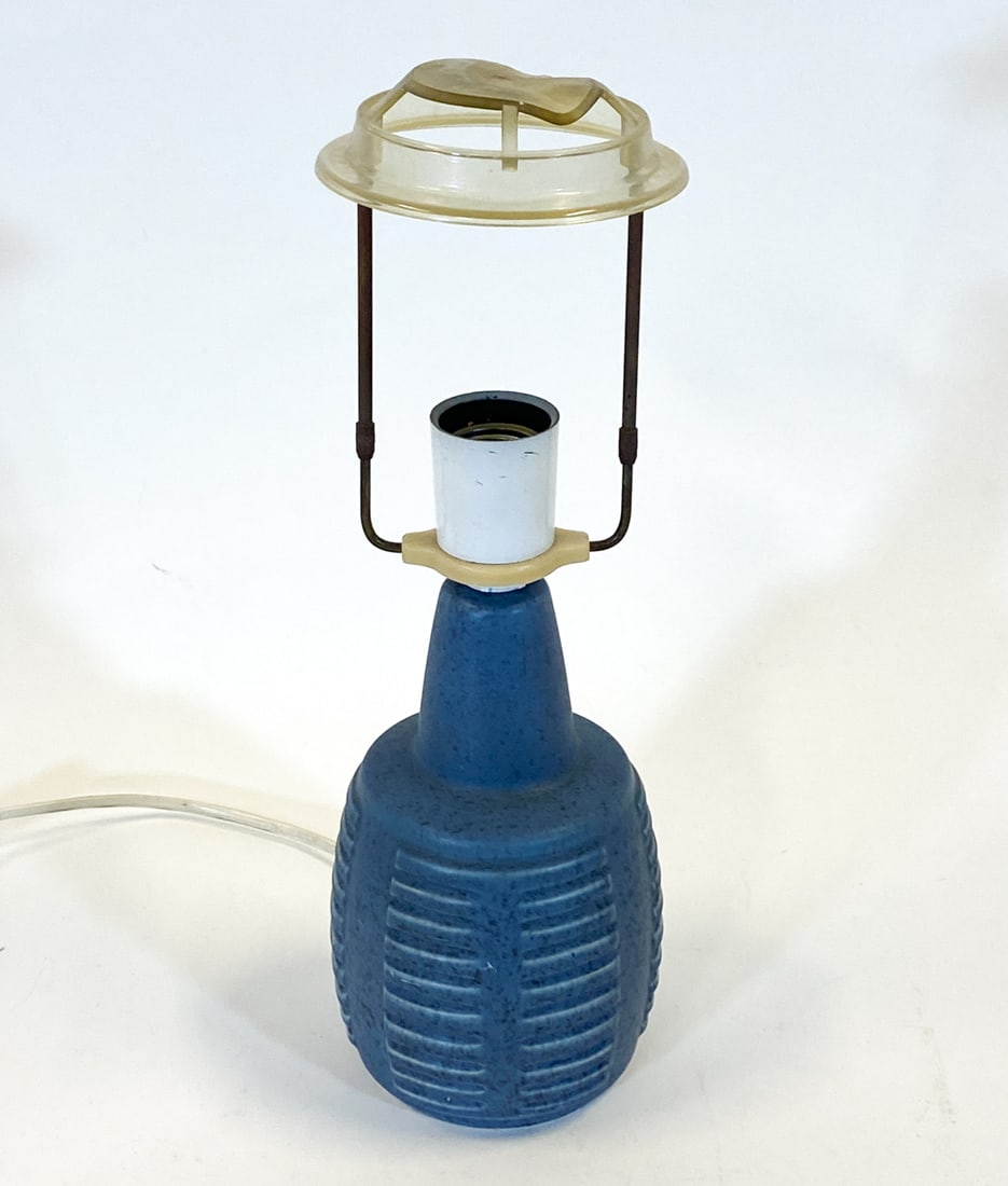 DANISH CERAMIC TABLE LAMP C. 1970S - 2