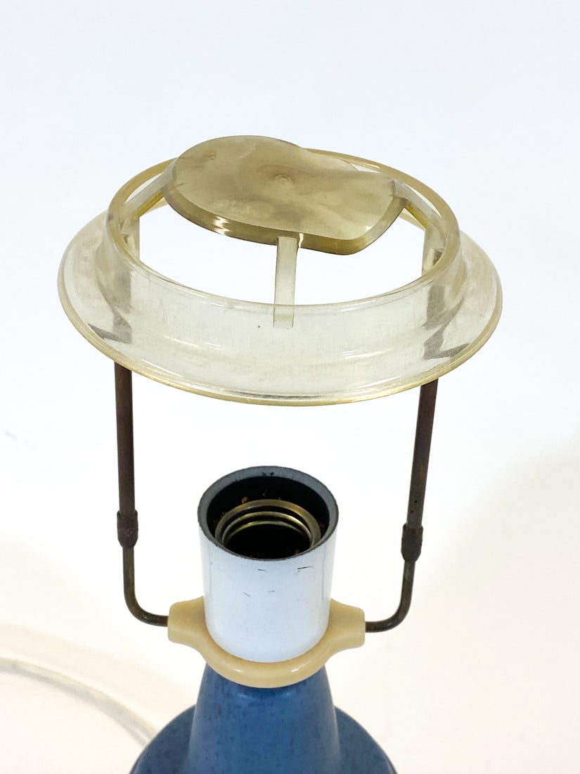 DANISH CERAMIC TABLE LAMP C. 1970S - 3