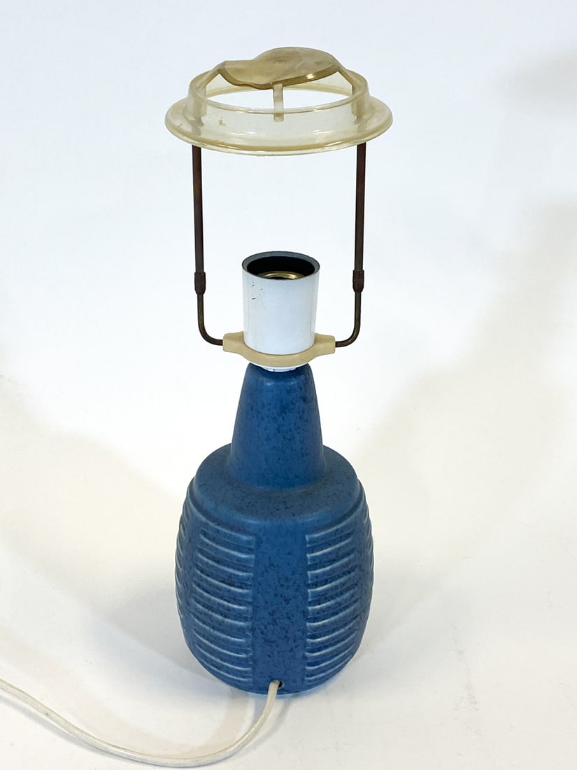 DANISH CERAMIC TABLE LAMP C. 1970S - 6