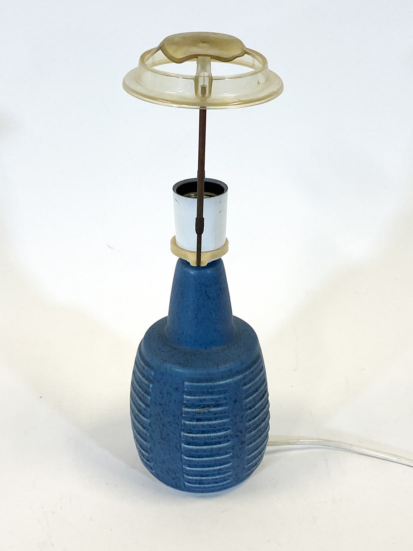DANISH CERAMIC TABLE LAMP C. 1970S - 7