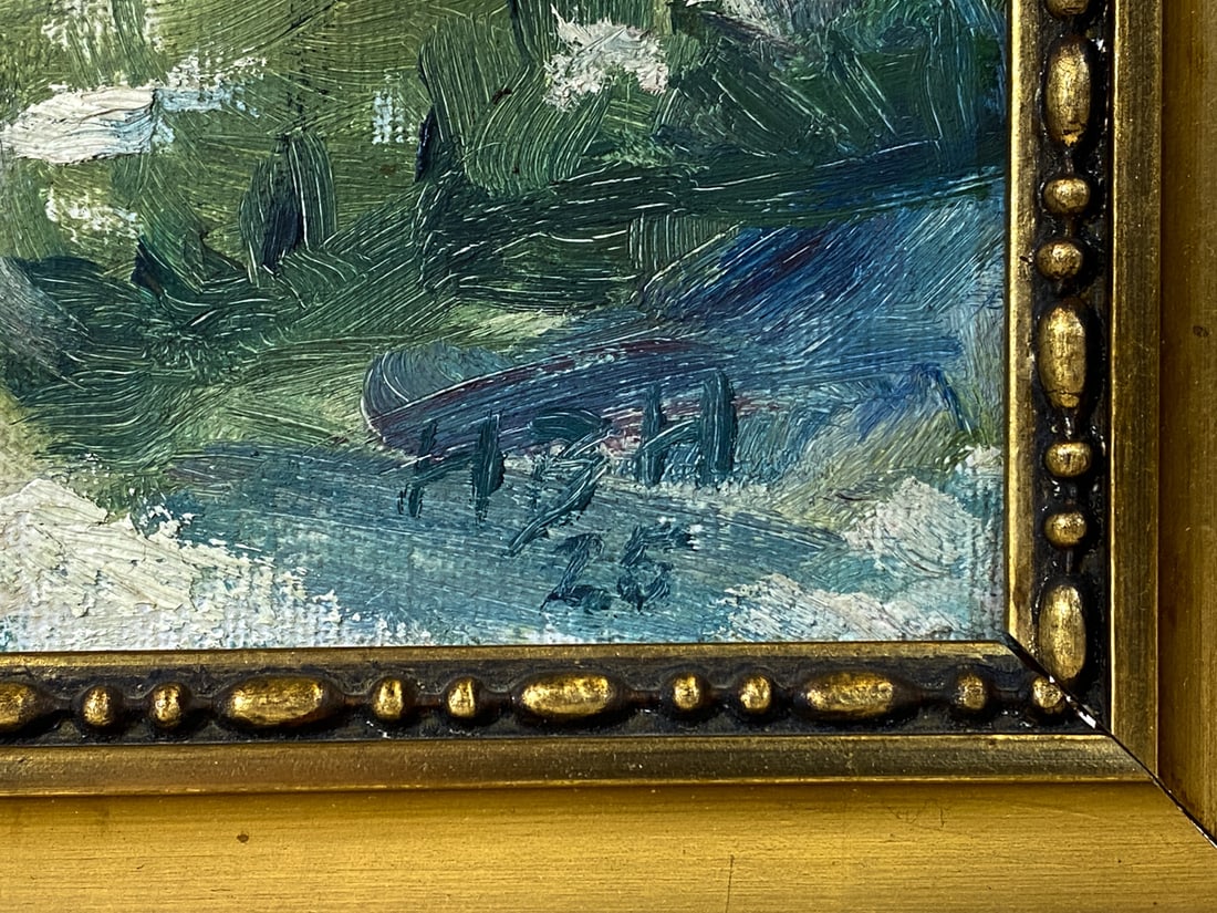 DANISH BEACH LANDSCAPE O/B C. 1925 - 3