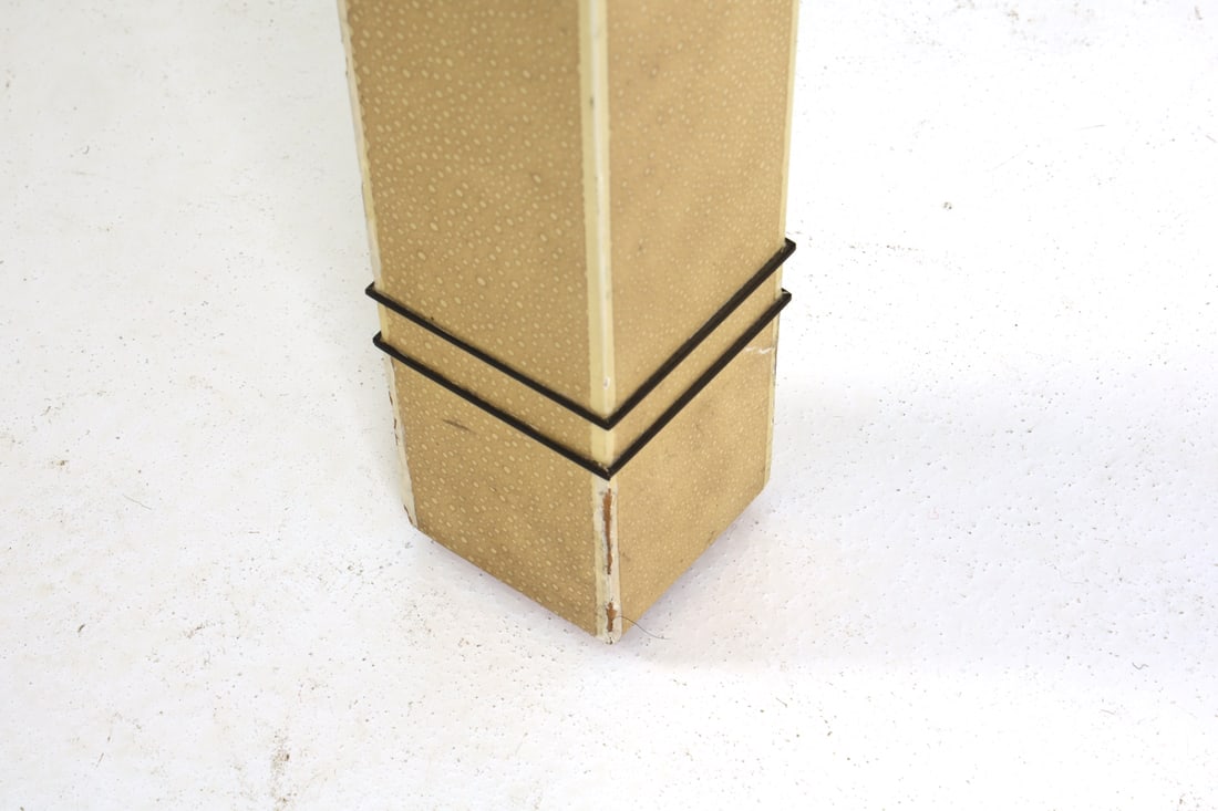 KARL SPRINGER STYLE SHAGREEN PATTERN DESK TABLE - 19