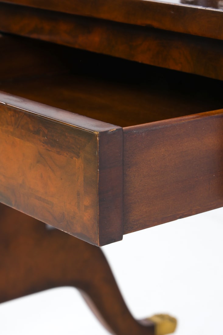 MAITLAND-SMITH REGENCY STYLE GAME TABLE - 10