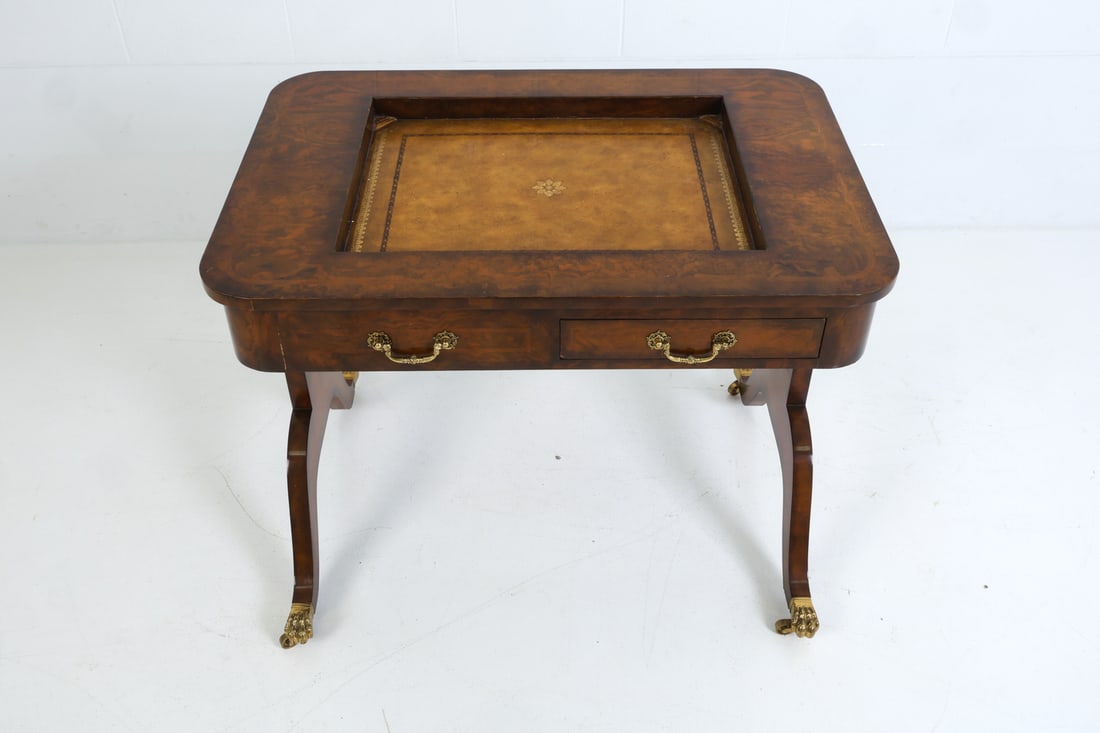 MAITLAND-SMITH REGENCY STYLE GAME TABLE - 13