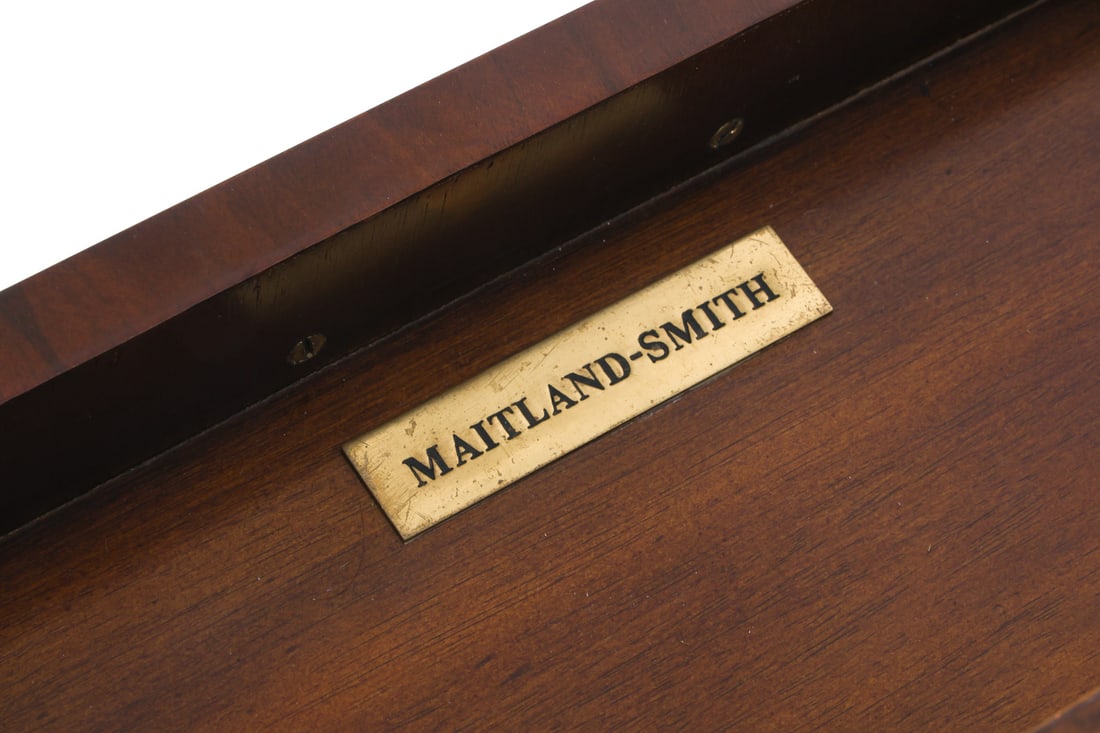 MAITLAND-SMITH REGENCY STYLE GAME TABLE - 19