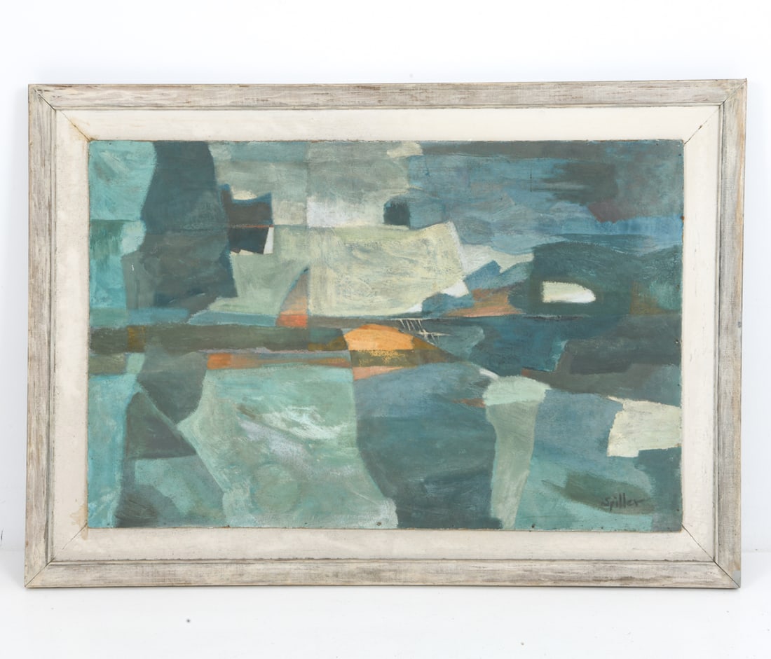 RAYMOND SPILLER (B. 1929) O/B ABSTRACT (1 of 6)