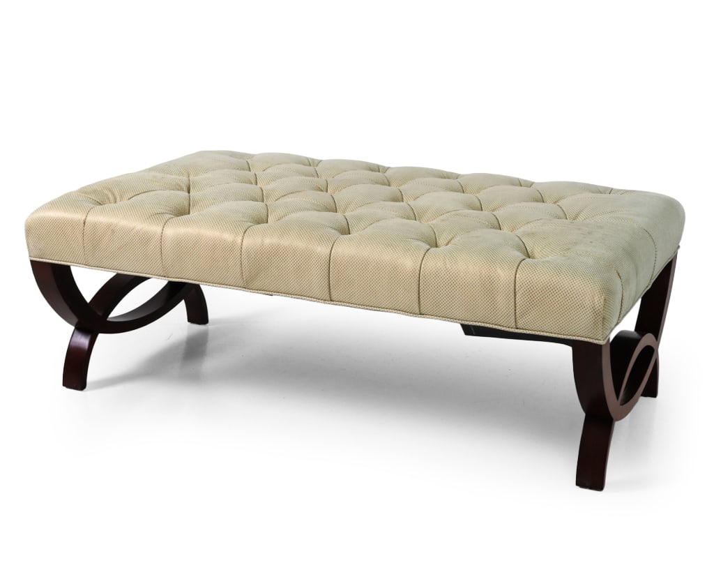 THOMAS PHEASANT FOR BAKER TUFTED BOUDOIR BENCH (1 of 15)