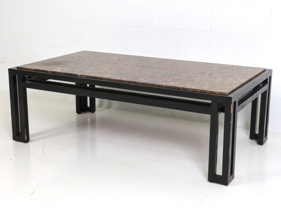 ATTR. BILLY BALDWIN STONE TOP COFFEE TABLE - 2