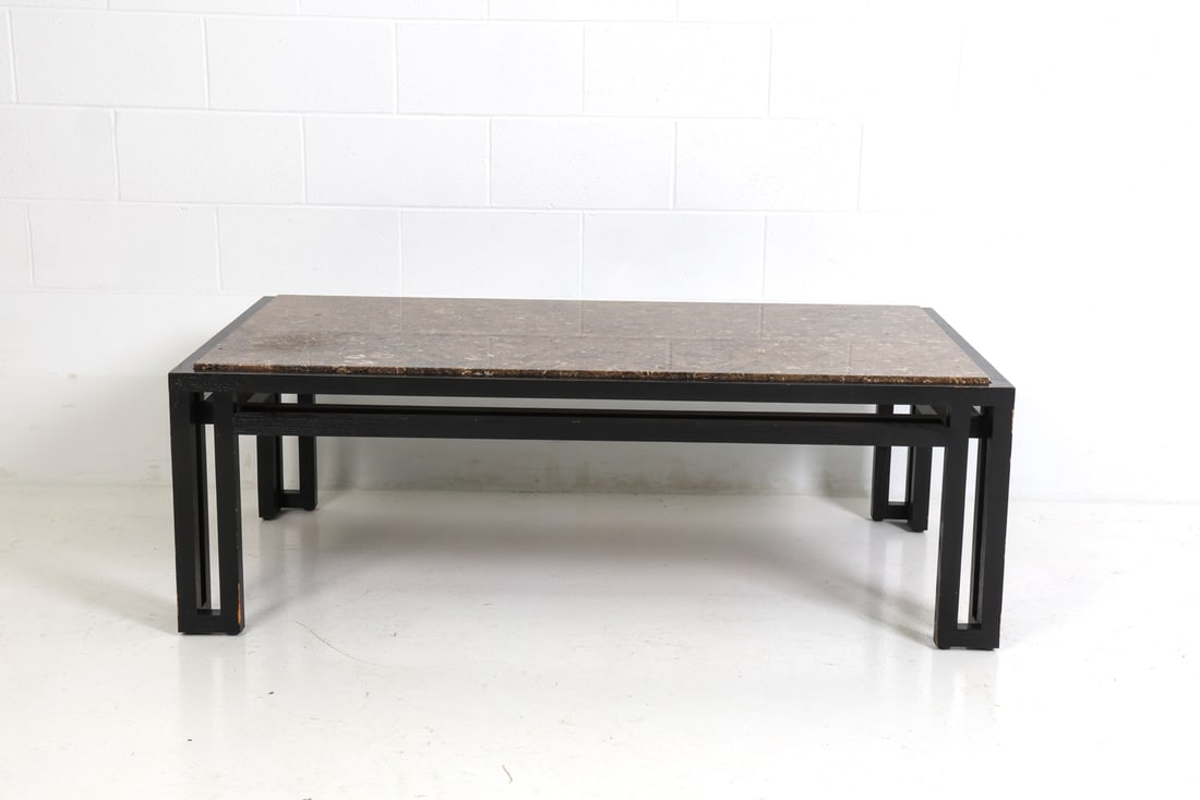 ATTR. BILLY BALDWIN STONE TOP COFFEE TABLE - 3