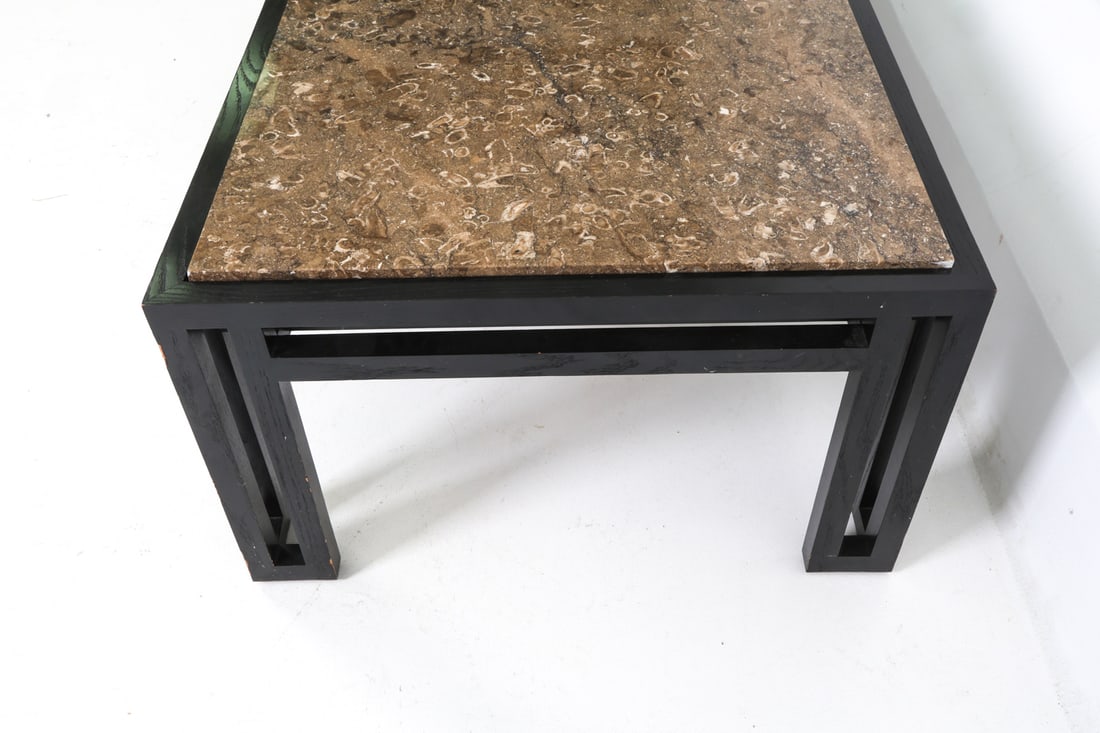 ATTR. BILLY BALDWIN STONE TOP COFFEE TABLE - 8