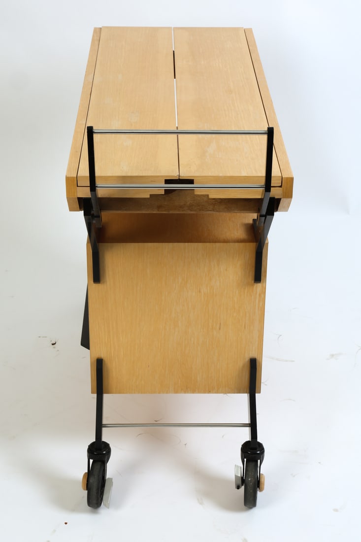 BIRCH EXTENDABLE ROLLING SERVING CART - 10