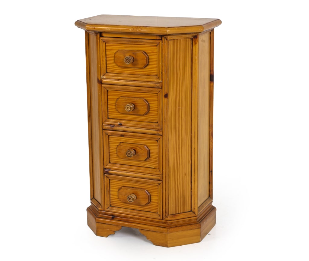 POLISH PINE CHEST OF DRAWERS C. 1980S (1 of 17)