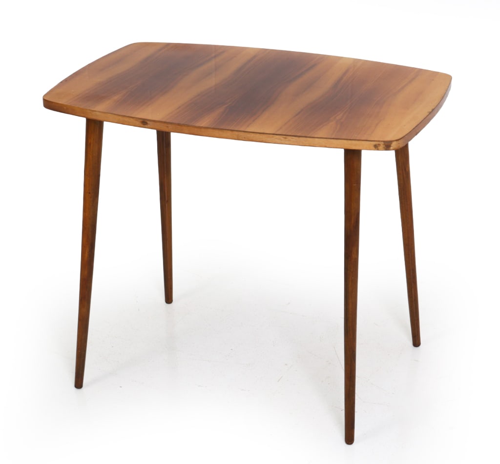 OBORNICKIE POLISH MAHOGANY SIDE TABLE C. 1970S (1 of 17)