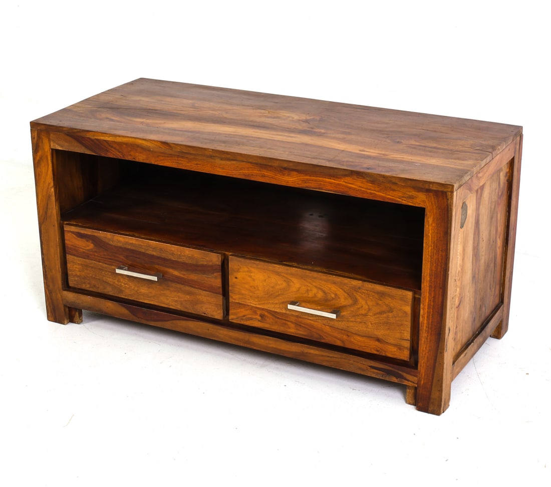 KOLONIALMOEBEL GERMAN ROSEWOOD CHEST C. 1990S (1 of 17)