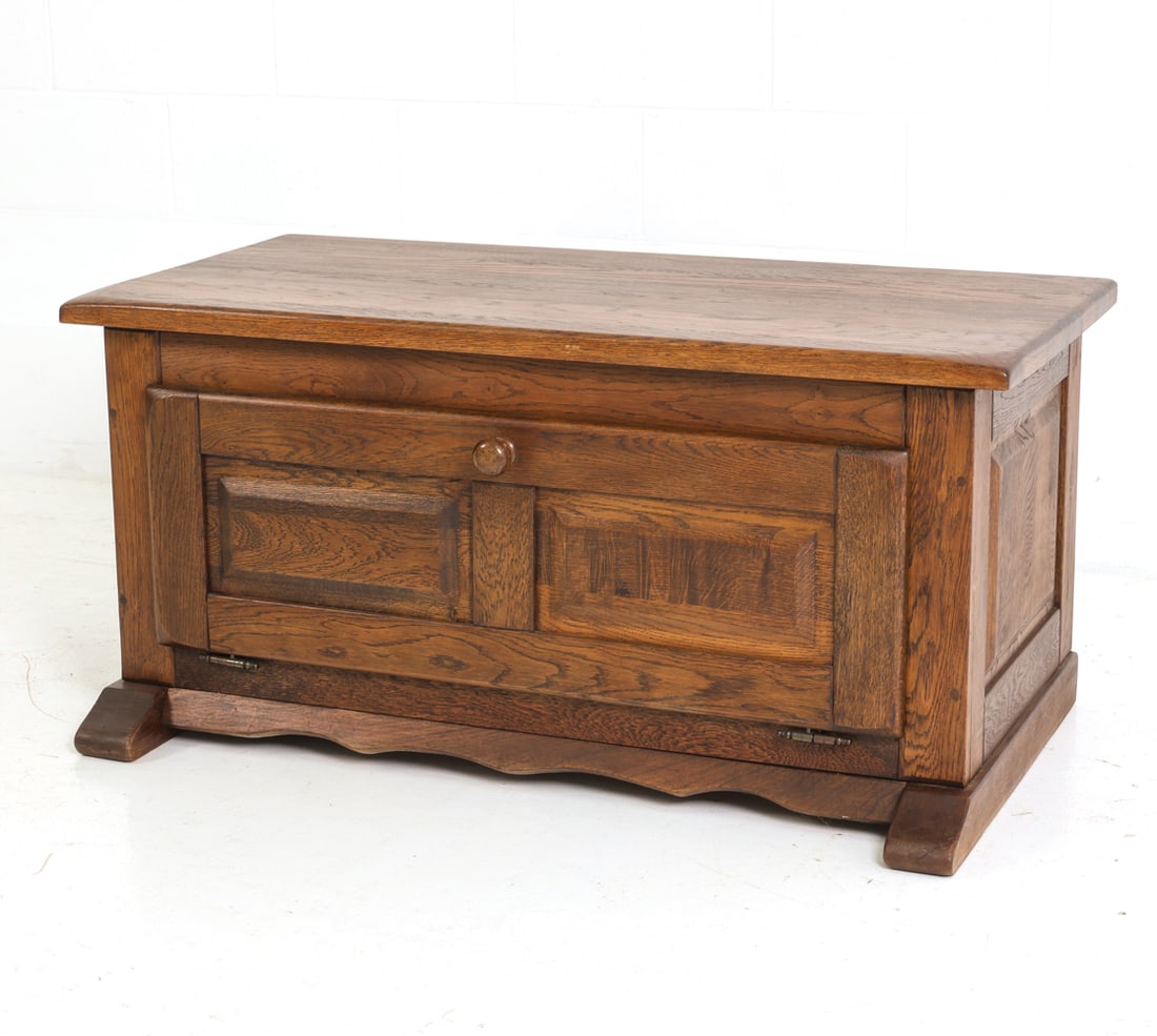 DUTCH OAK CHEST C. 1970S (1 of 17)