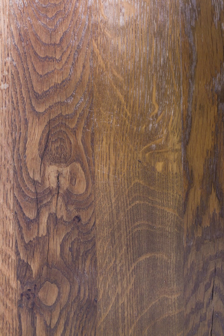 GERMAN OAK SIDE TABLE C. 1960S - 9