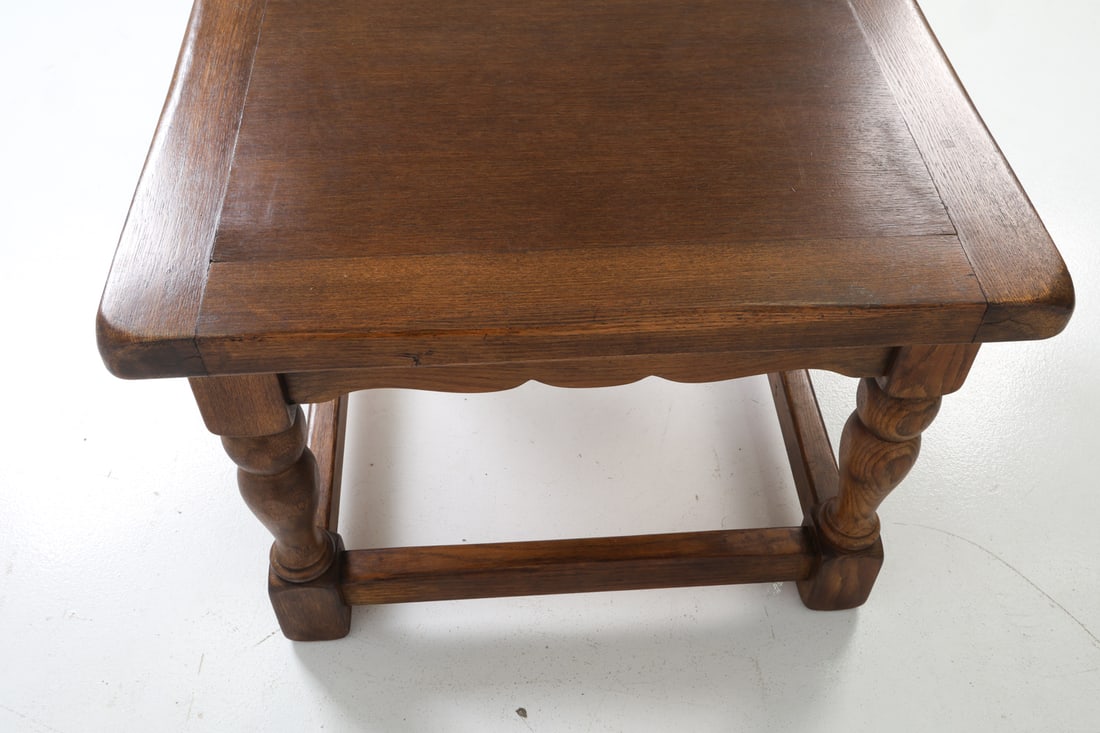 DUTCH OAK SIDE TABLE C. 1940S - 13