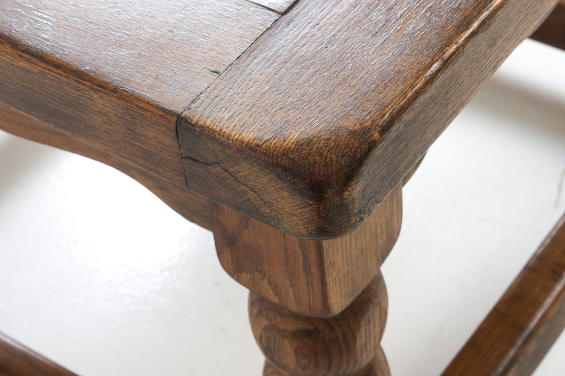 DUTCH OAK SIDE TABLE C. 1940S - 14