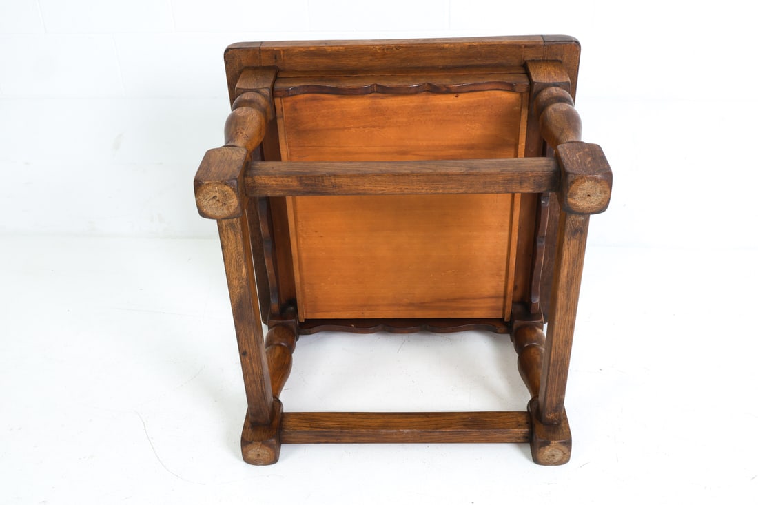 DUTCH OAK SIDE TABLE C. 1940S - 16