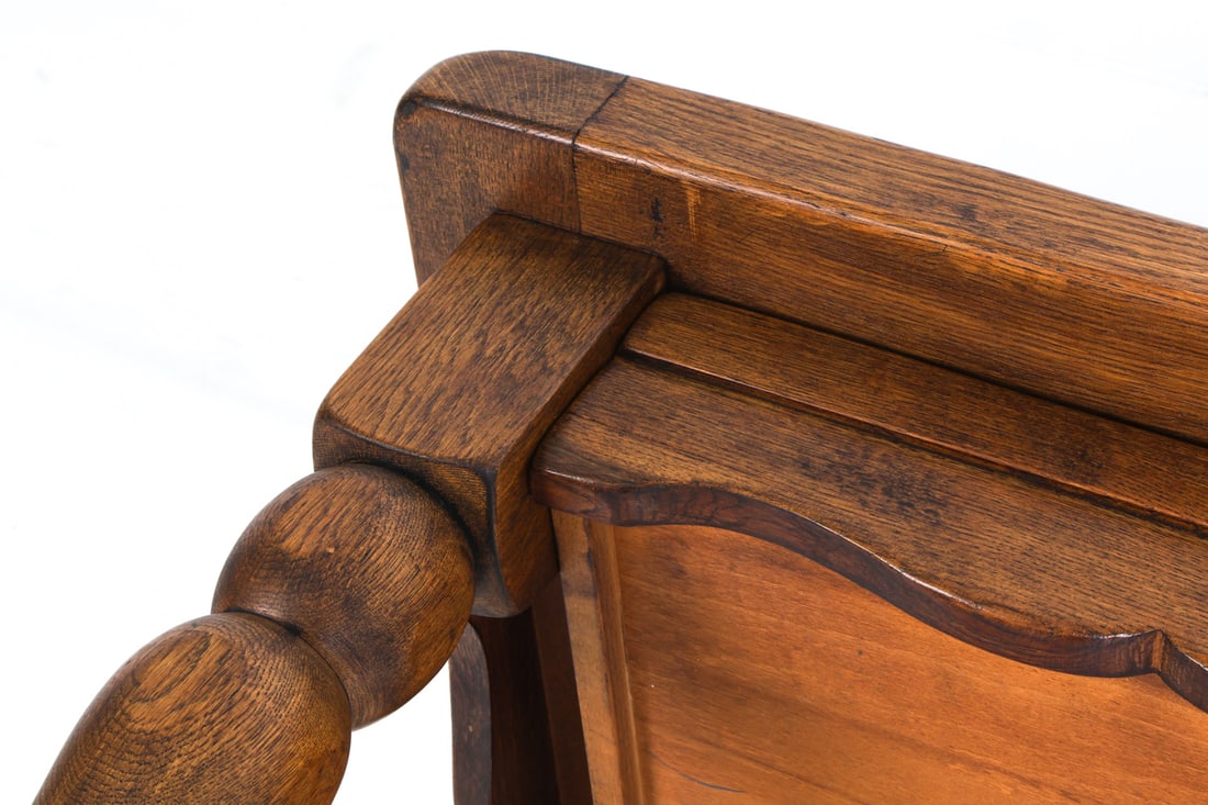 DUTCH OAK SIDE TABLE C. 1940S - 17