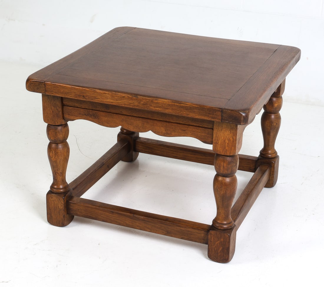 DUTCH OAK SIDE TABLE C. 1940S (1 of 19)