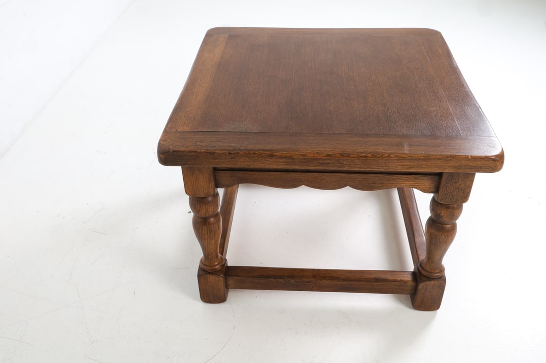DUTCH OAK SIDE TABLE C. 1940S - 8