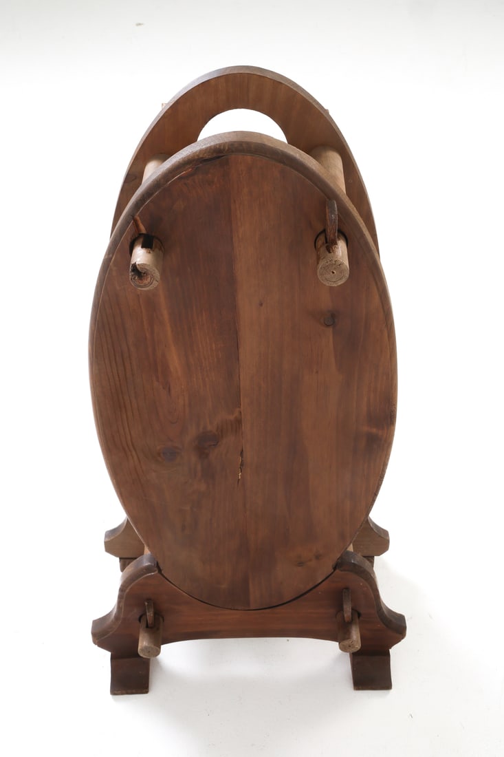 FRENCH OAK WINE BOTTLE RACK C. 1940S - 12