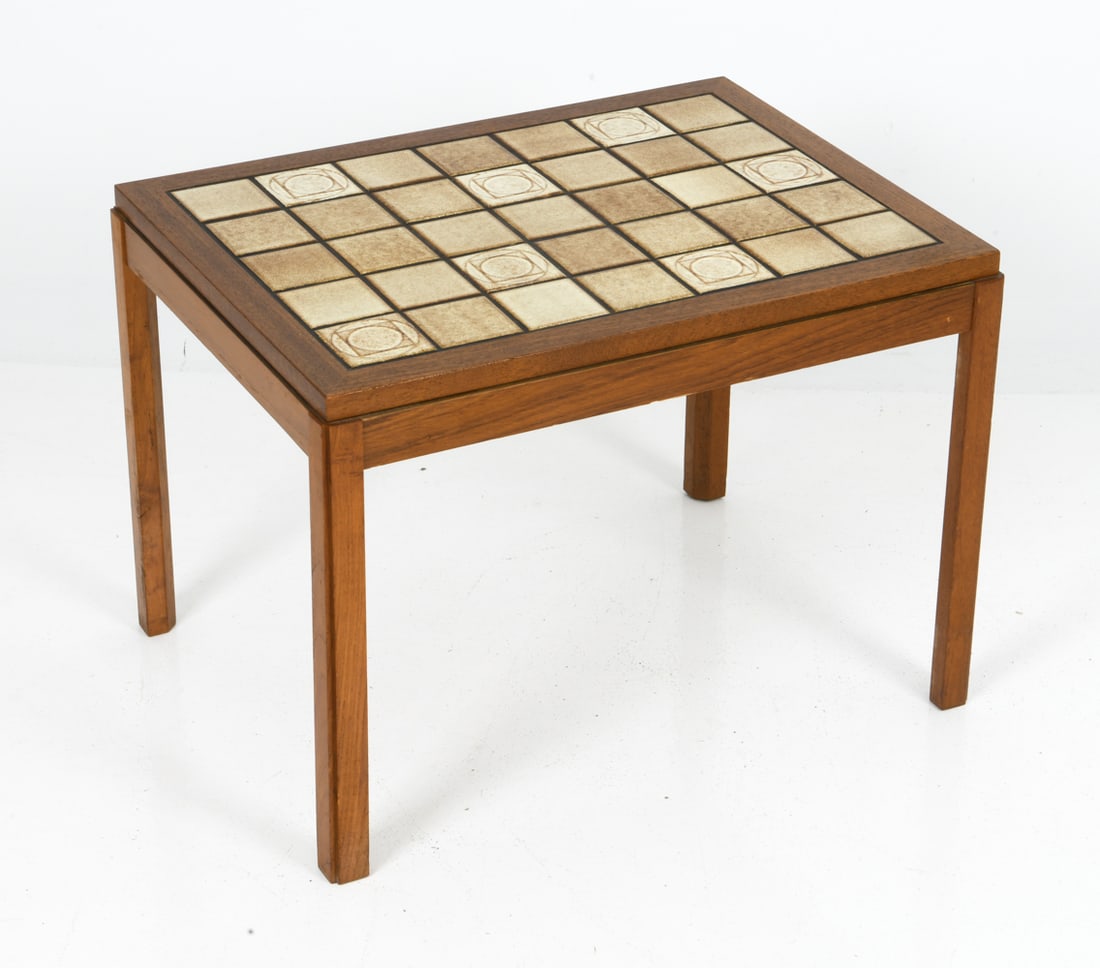 ATTR. GANGSO DANISH TEAK & TILE SIDE TABLE C.1970S (1 of 12)