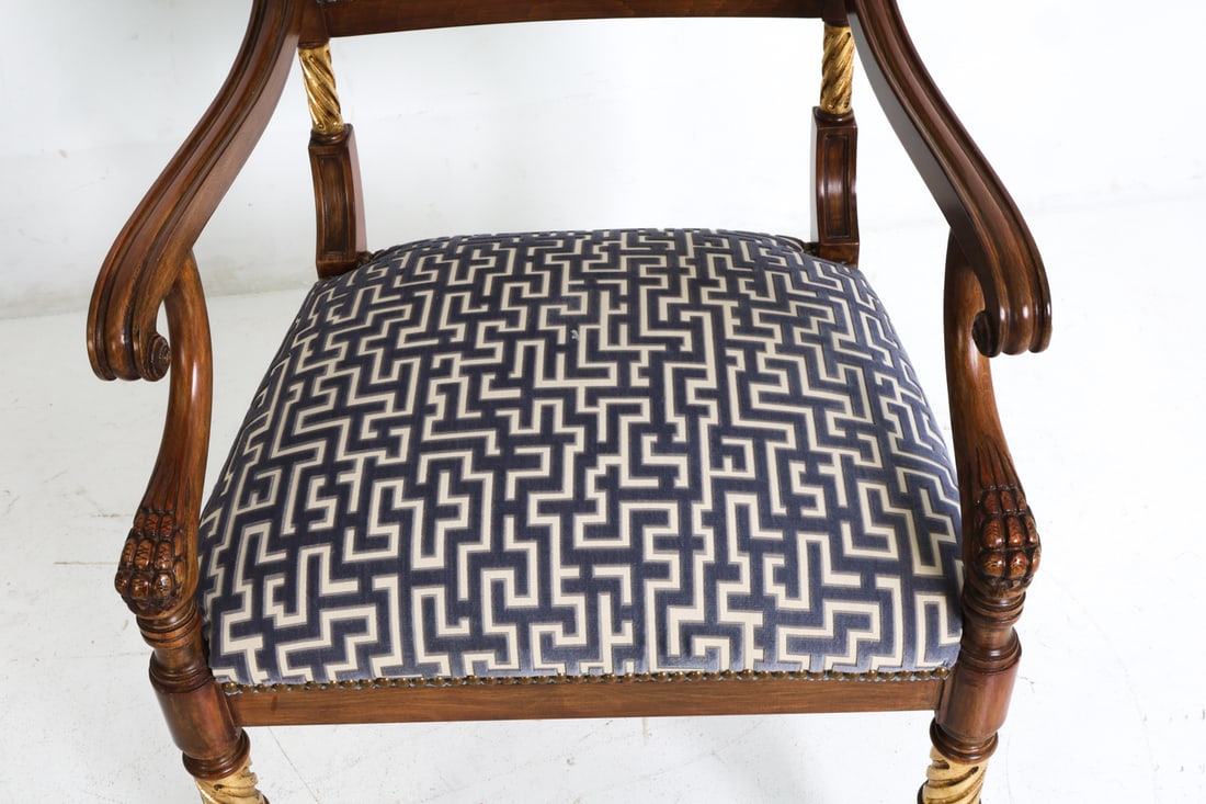 (12) SMITH WATSON REGENCY STYLE DINING CHAIRS - 10