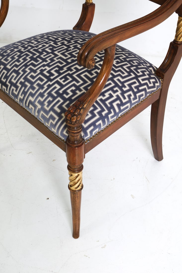 (12) SMITH WATSON REGENCY STYLE DINING CHAIRS - 11