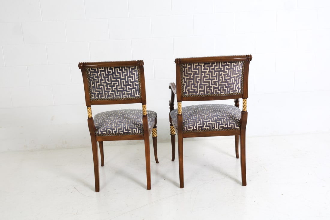 (12) SMITH WATSON REGENCY STYLE DINING CHAIRS - 7