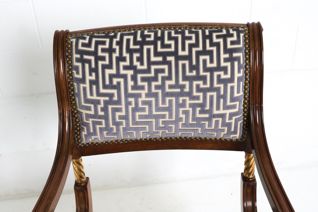 (12) SMITH WATSON REGENCY STYLE DINING CHAIRS - 9
