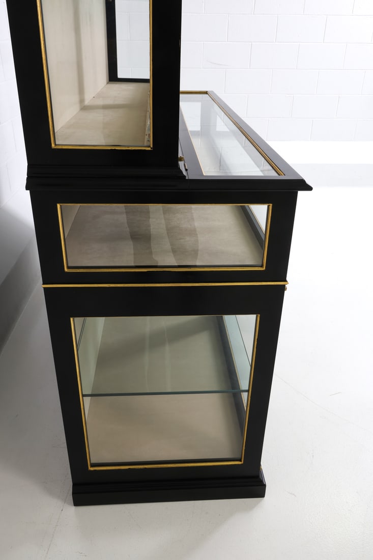SMITH & WATSON EBONIZED DISPLAY VITRINE - 14