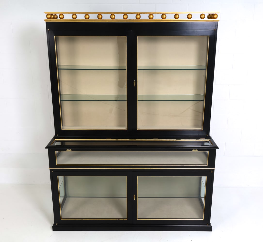 SMITH & WATSON EBONIZED DISPLAY VITRINE - 2