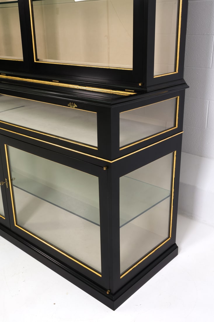 SMITH & WATSON EBONIZED DISPLAY VITRINE - 8