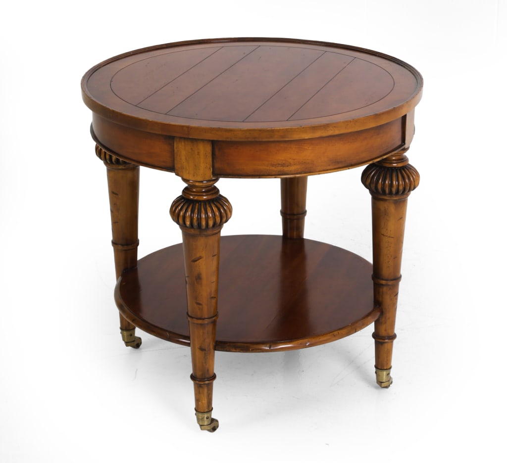 ALFONSO MARINA GEORGIAN STYLE MAHOGANY SIDE TABLE (1 of 16)