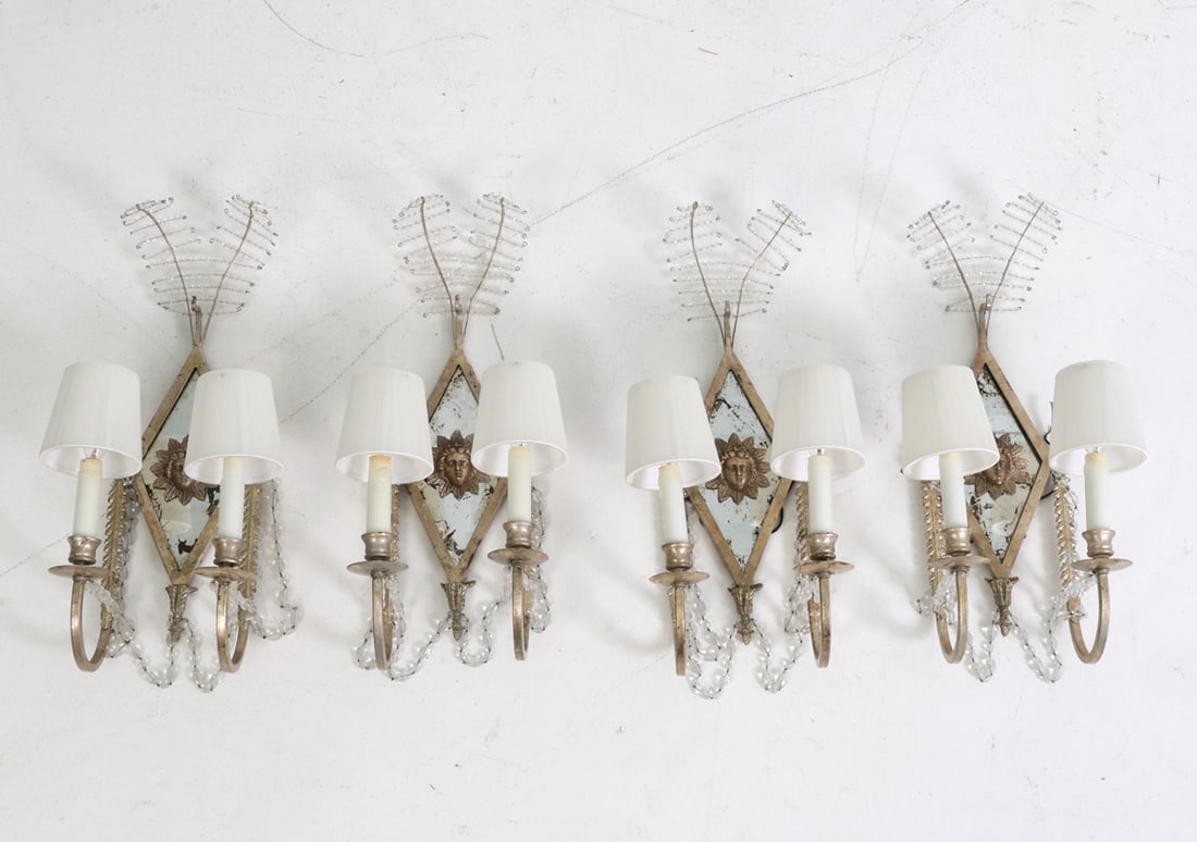 (4) NIERMANN WEEKS NEOCLASSICAL STYLE WALL SCONCES (1 of 20)