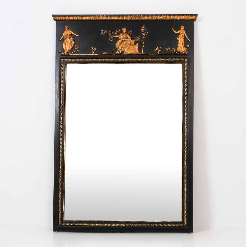 LOUIS XVI STYLE TRUMEAU WALL MIRROR (1 of 9)